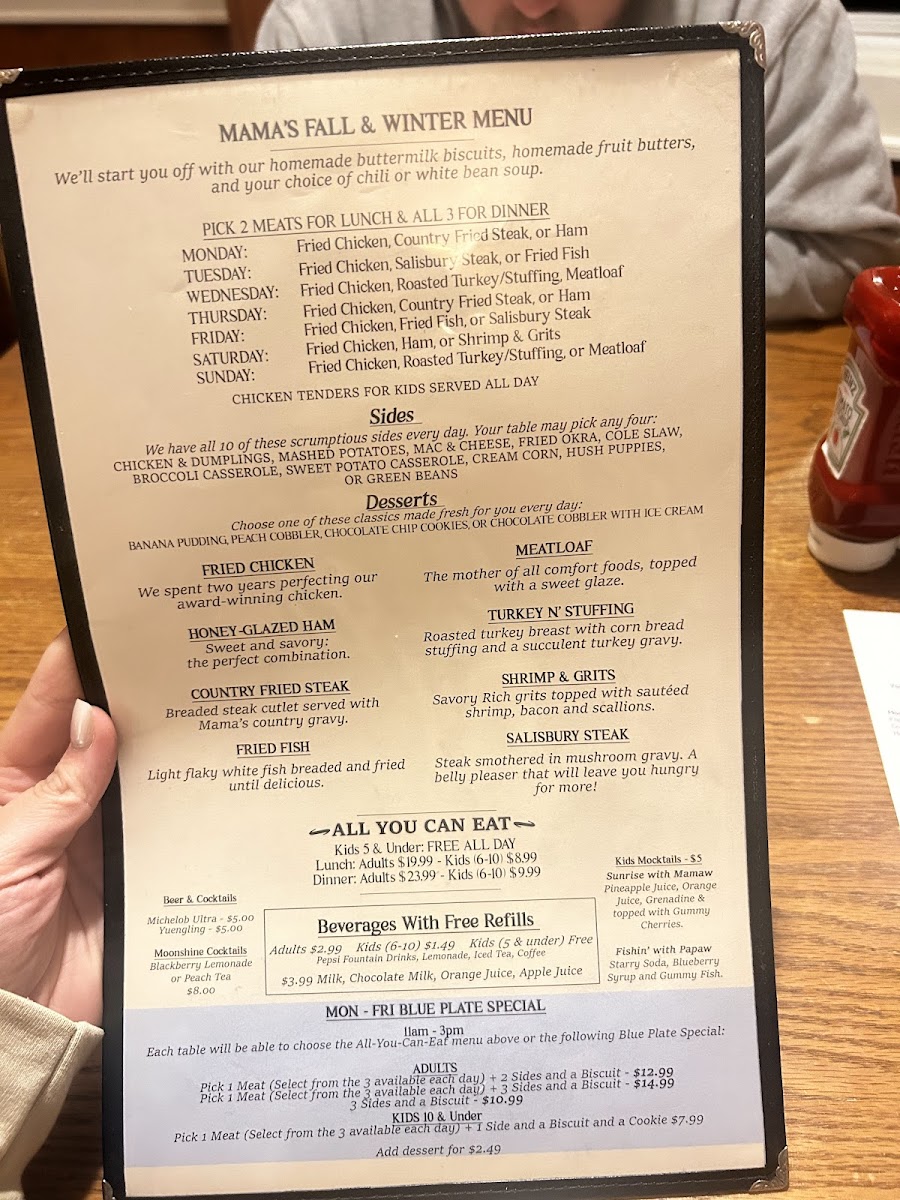 Mama's Farmhouse Menu - Image 2